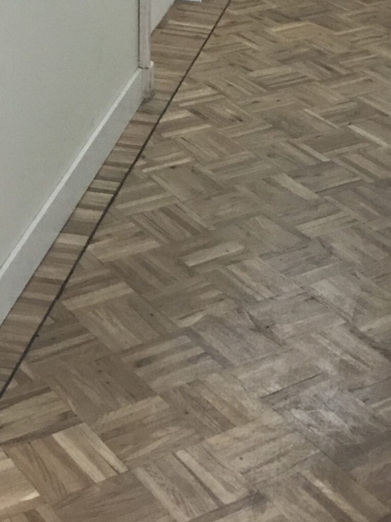 Vloer parket gang